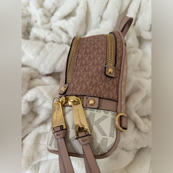 Michael Kors Mini Rhea Backpack NWOT - Picture 4 of 12